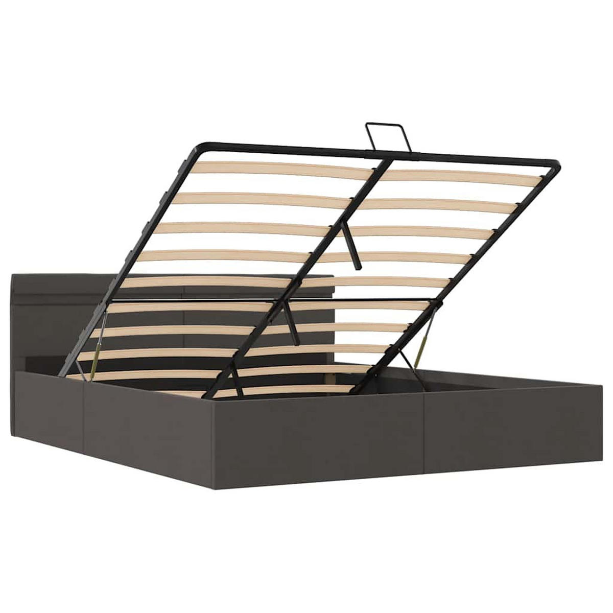 METALLBETT Ibarra 168/211 cm - Dunkelgrau, Metall (160/200cm) - Nettlife