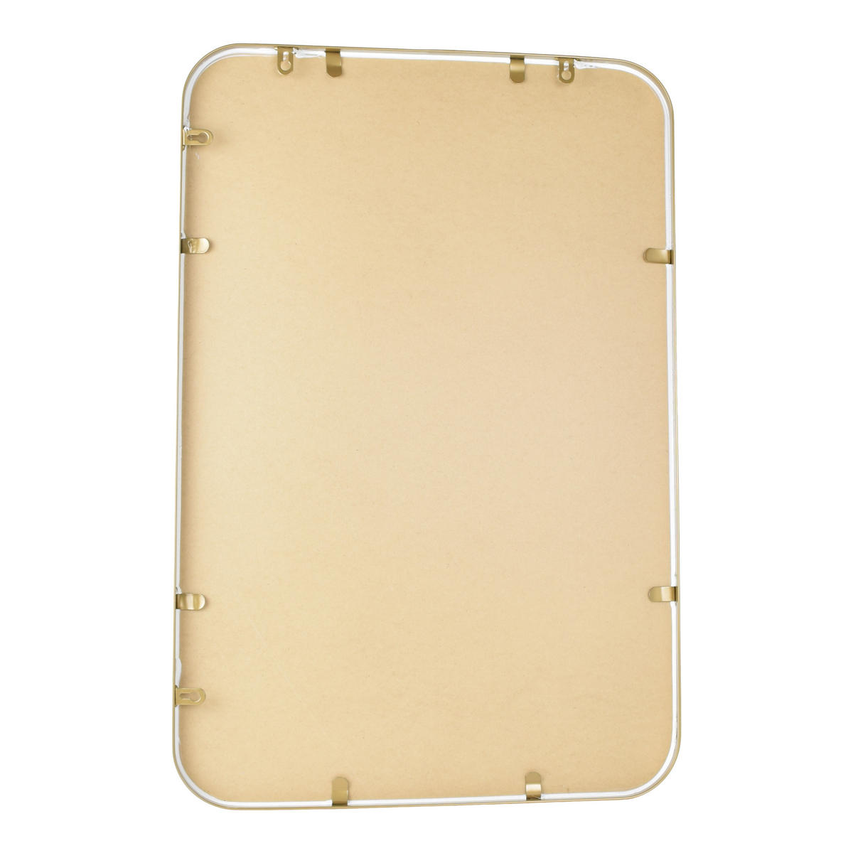 WANDSPIEGEL Boston Gold - Goldfarben, Metall (60/90/4cm) - Fragix