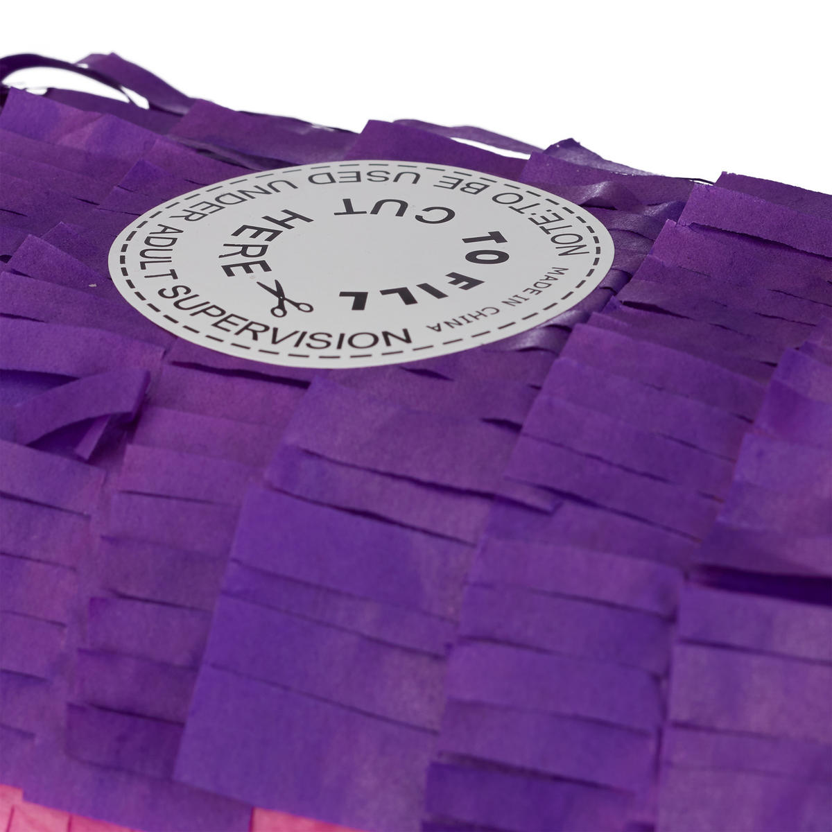 PINATA osel - různobarevná, papír (40/55/13cm) - Relaxdays