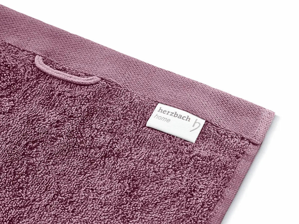 SEIFTUCH 3er Set Pura Malve - Pflaume, Textil (30/30cm) - Herzbach Home