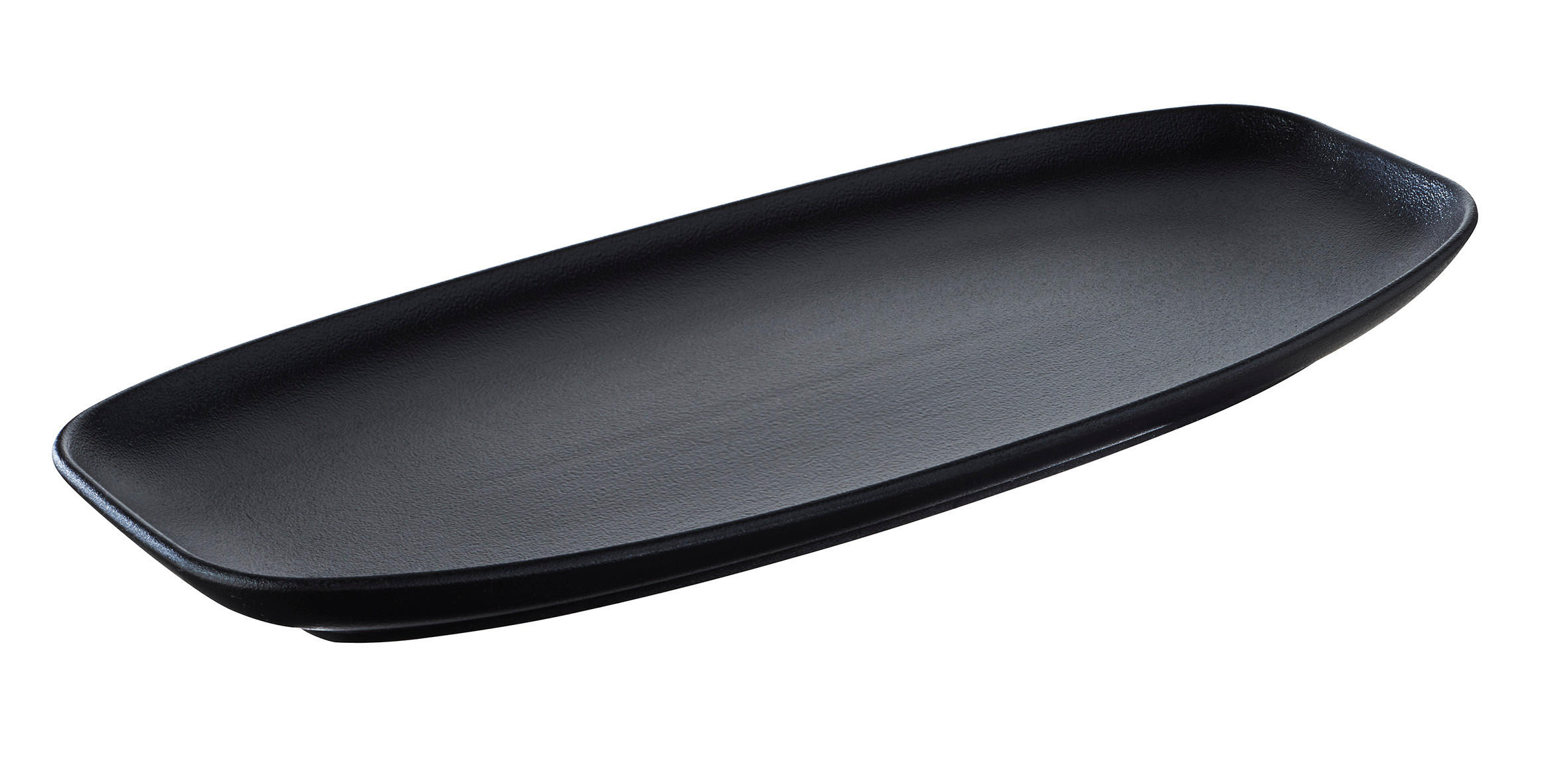 SERVIERPLATTE CLUB 36 cm x 15 cm in gusseisener Optik - Multicolor, Keramik (15/2.9/36cm) - Revol Porcelaine France