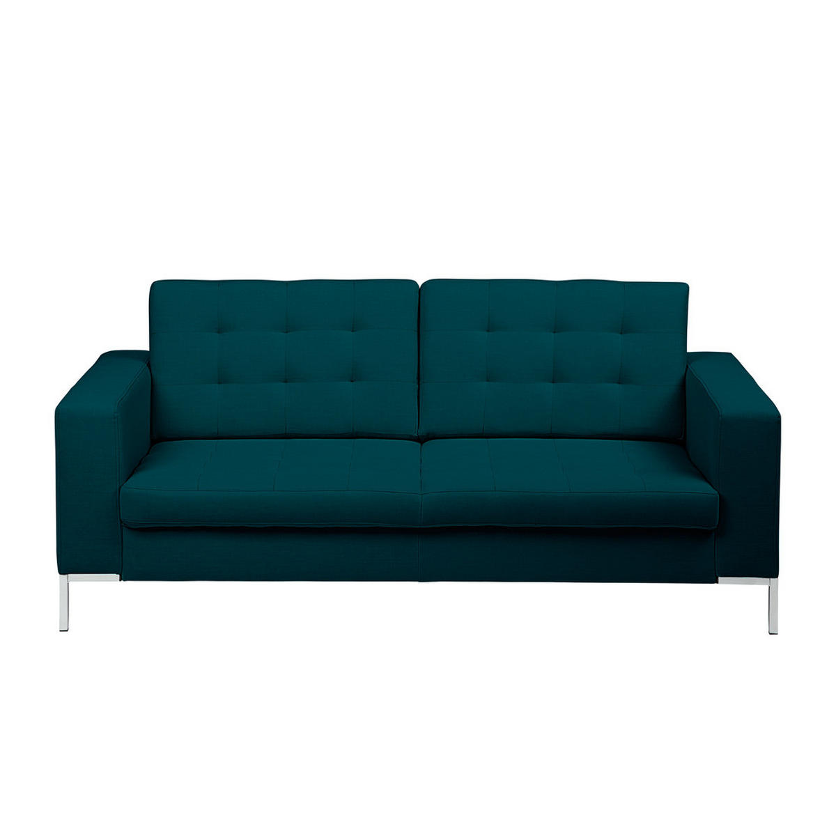 2-SITZER SOFA - Webstoff - Petrol, Textil (179/80/88cm) - home24