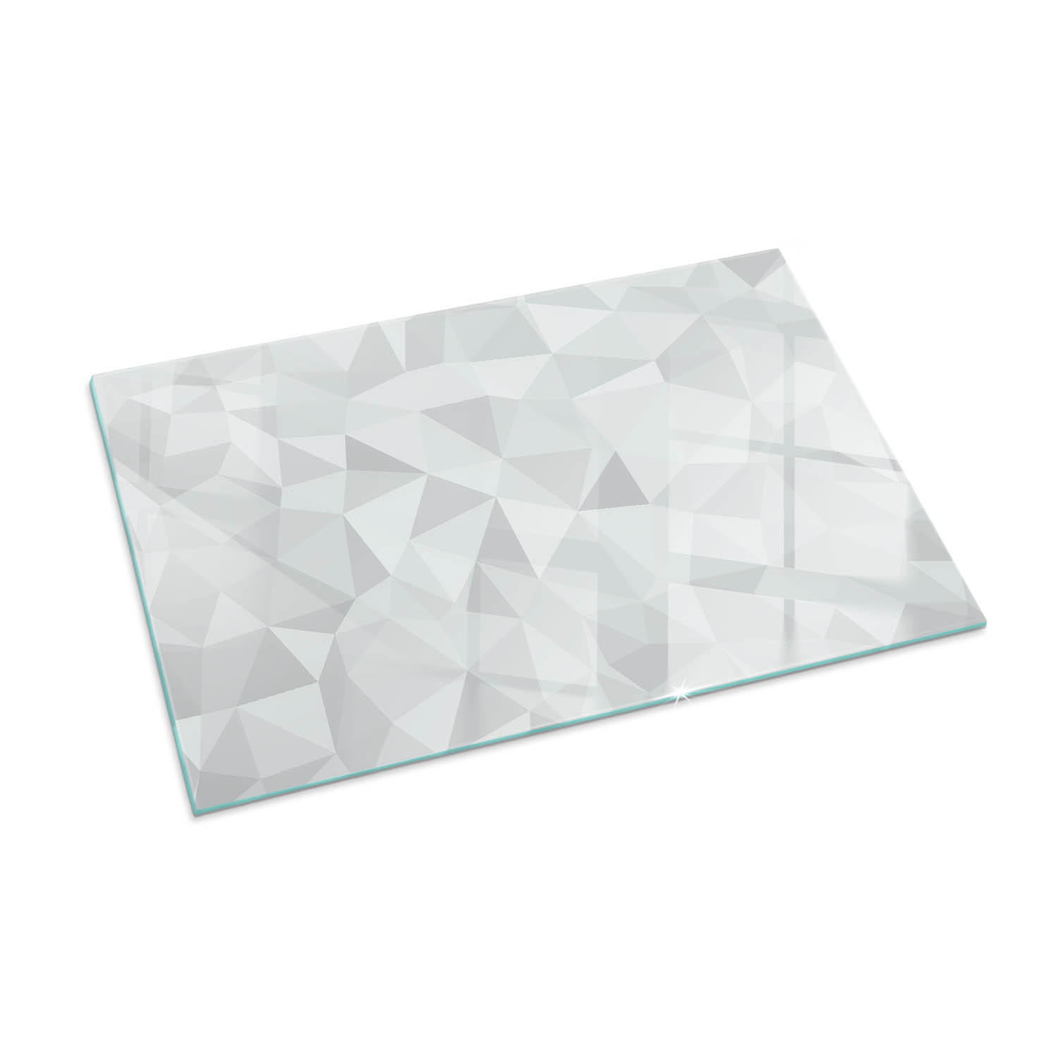 ArtPrintCave Glasplatte Grau 100x70x0.4 cm
