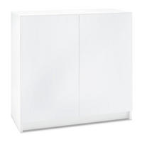 KOMMODE Elona, Büroschrank mit Soft-Close & Push-to-Open, Aktenschrank, Home Office & Büro, Weiß matt (82 x 78 x 37 cm) - Weiß, Holzwerkstoff (82/78/37cm) - InnoFurn