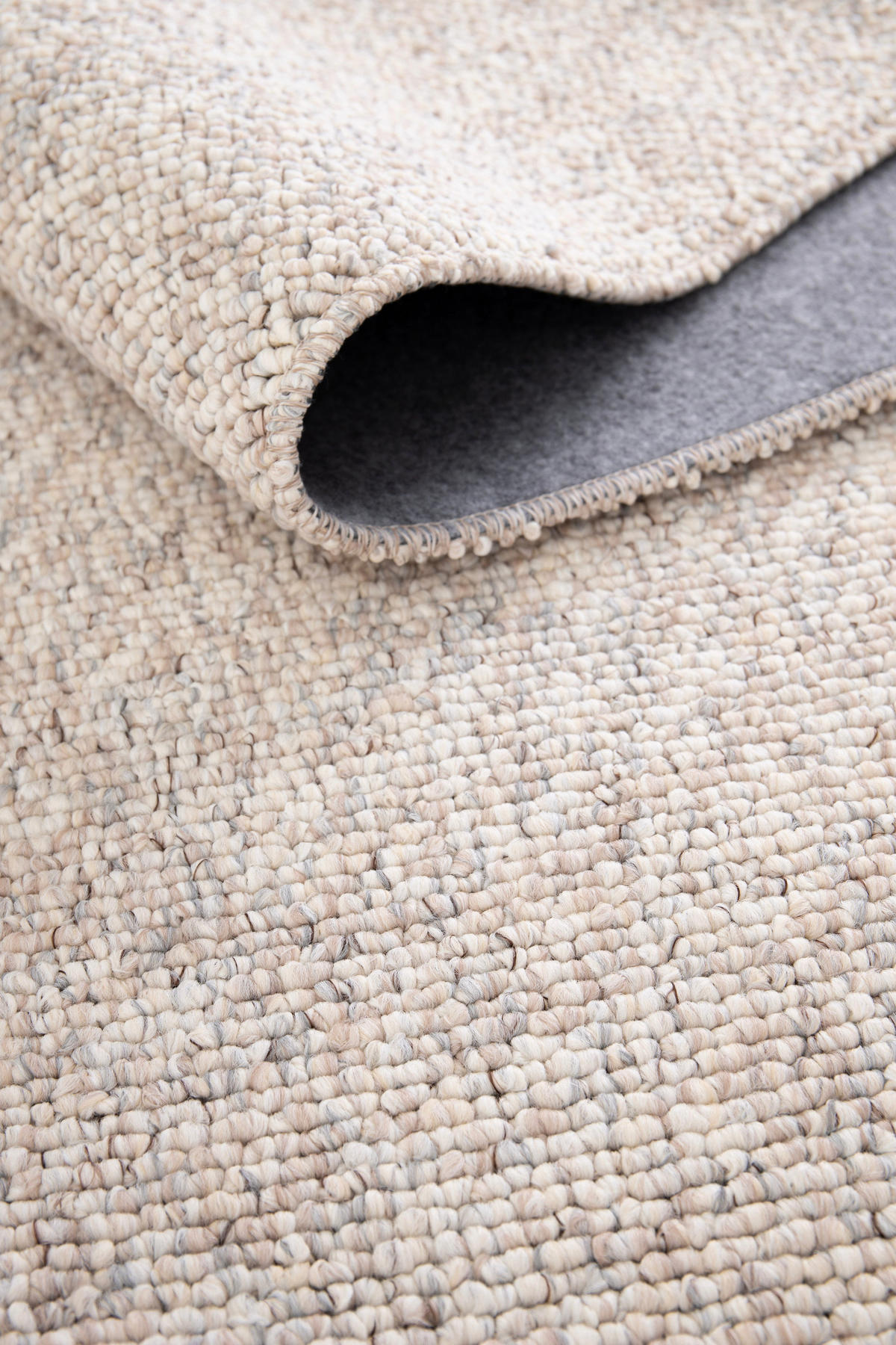 WEBTEPPICH Creme Petra 80/150 cm - Creme, Textil (80/150cm) - Atticgo