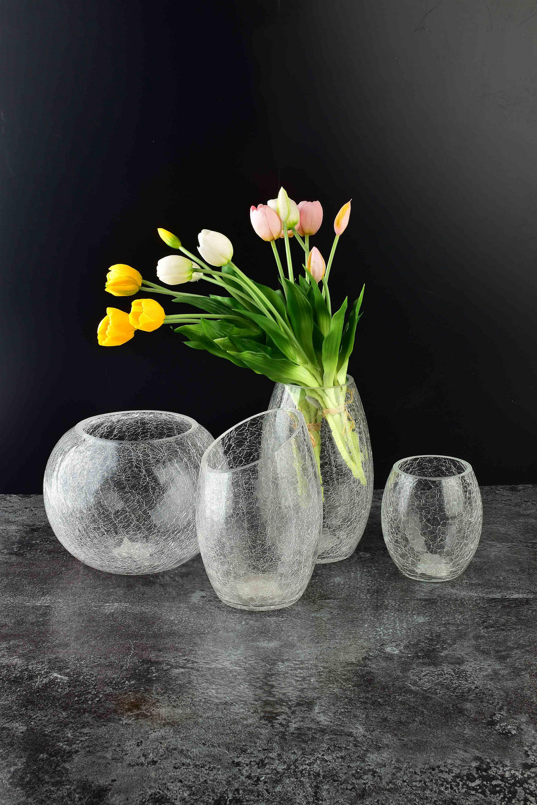 VASE Serenite Transparent 13/13/15 cm Glas - Transparent, Glas (15cm) - Mondex