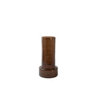VASE Borando - Braun - 17.5/17.5/35 cm - Braun, Glas (35cm) - Light & Living