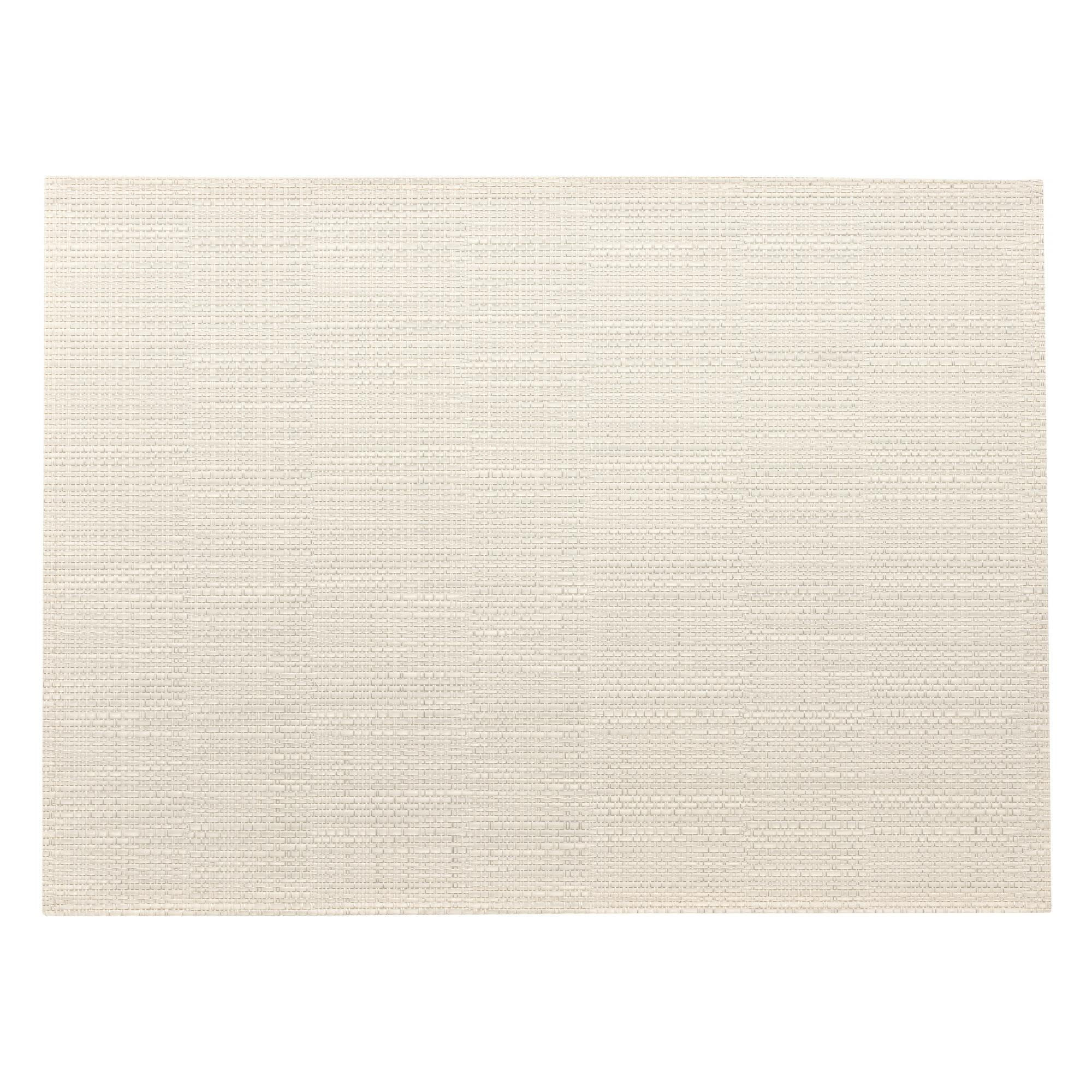 TISCHSET Canna schneeweiß/silber 33 x 45 cm - Weiß, Textil (33/45cm) - Winkler