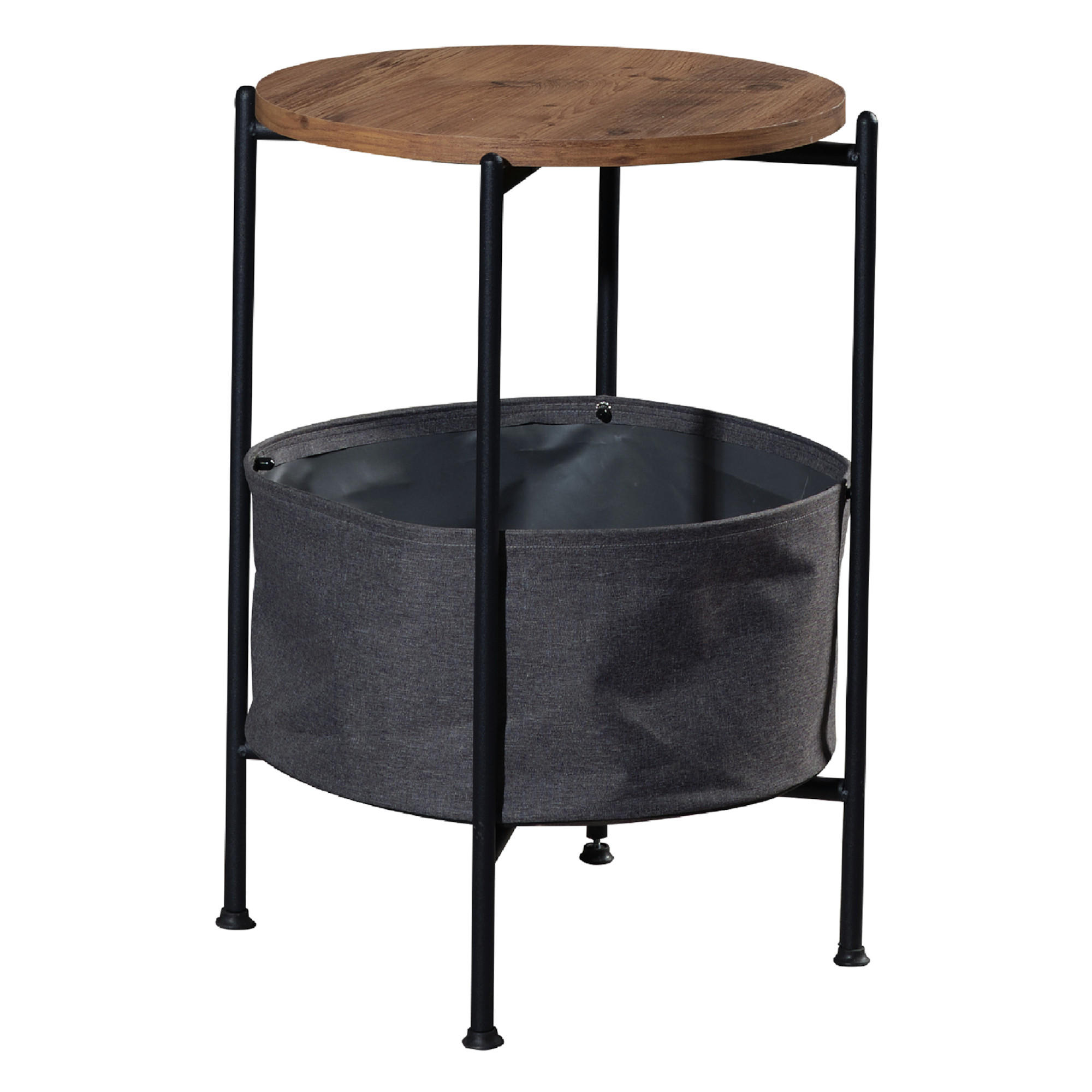 BEISTELLTISCH Suonenjoki - Walnussfarben, Holzwerkstoff (47/47/59cm) - [en.casa]