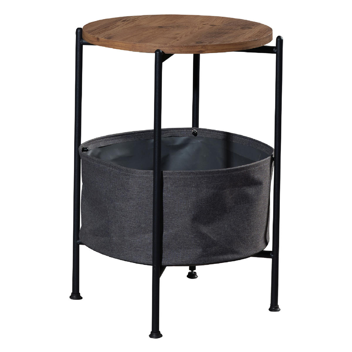 BEISTELLTISCH Suonenjoki - Walnussfarben, Holzwerkstoff (47/47/59cm) - [en.casa]