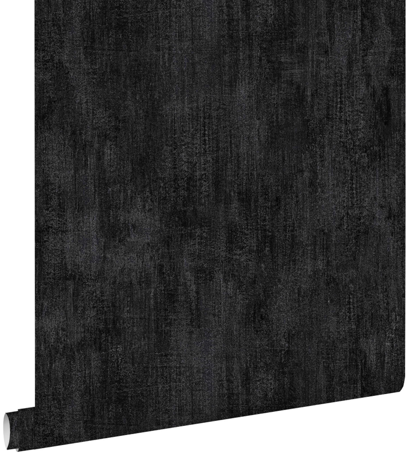TAPETE mit malerischem Effekt 53 cm x 10.05 m - Schwarz, Papier (53/1000cm) - ESTAhome