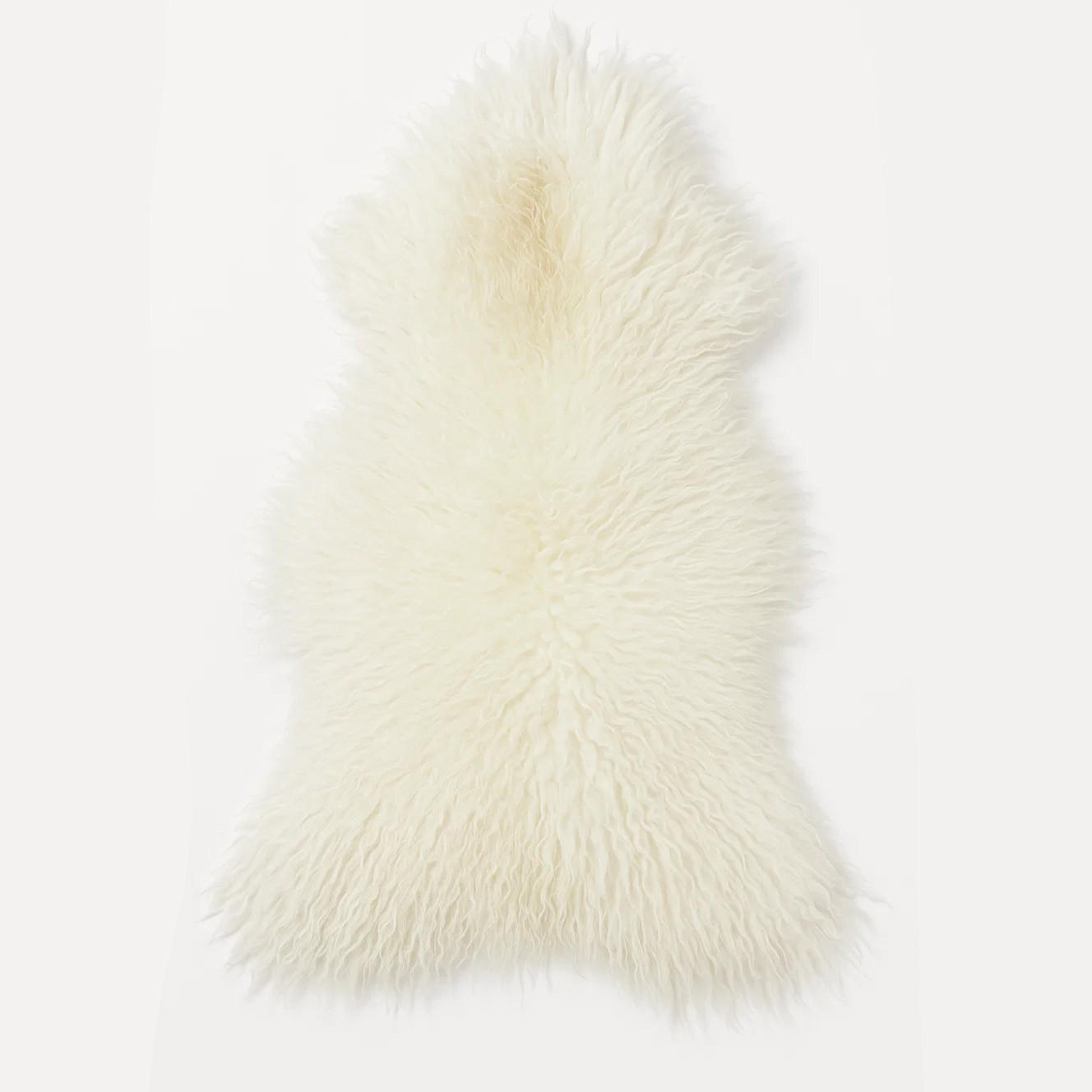 SCHAFFELL Island Lammfell lockig ca. 110 cm Naturfarben - Weiß, Fell (60/110cm) - Provellus