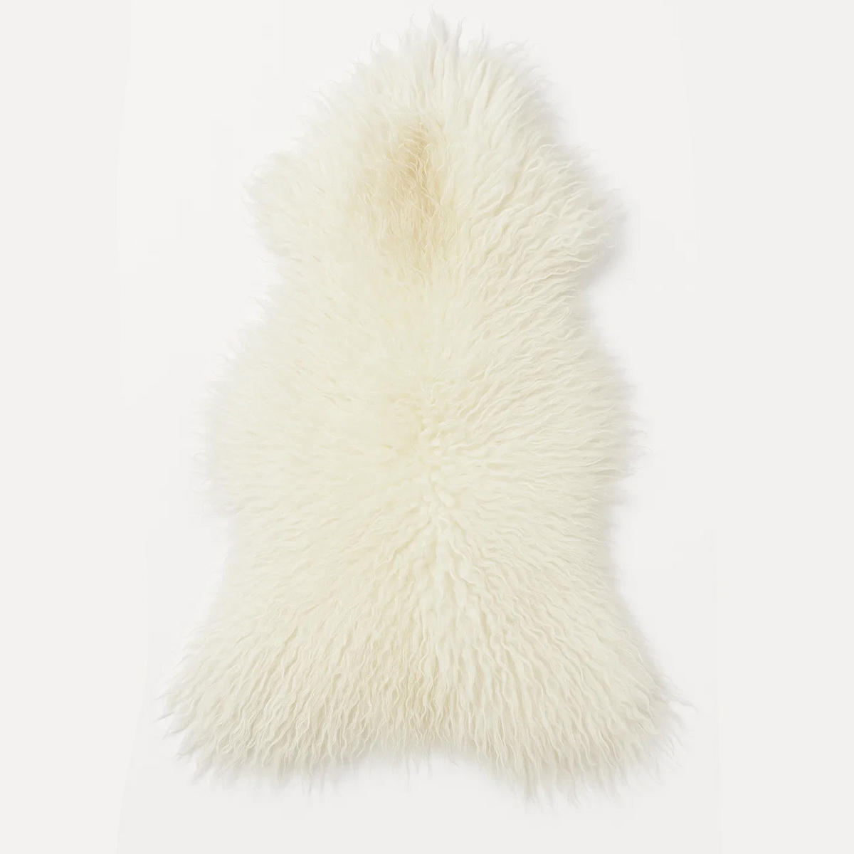 SCHAFFELL Island Lammfell lockig ca. 110 cm Naturfarben - Weiß, Fell (60/110cm) - Provellus