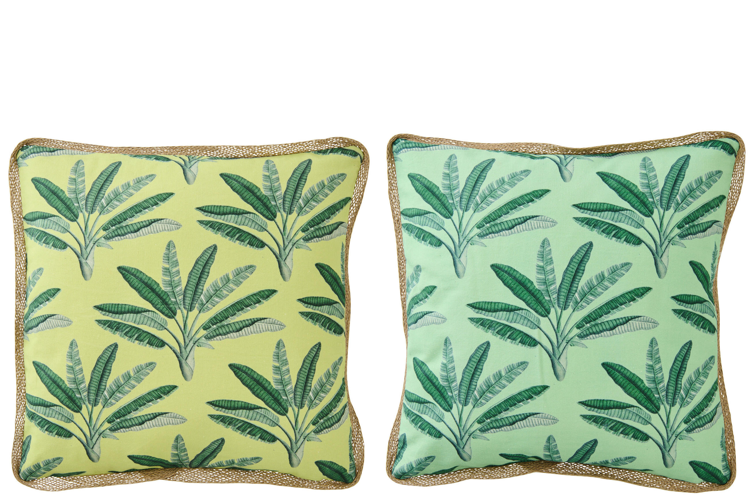 KISSEN PALMEN Grün - Grün, Textil (45/45cm) - J-Line