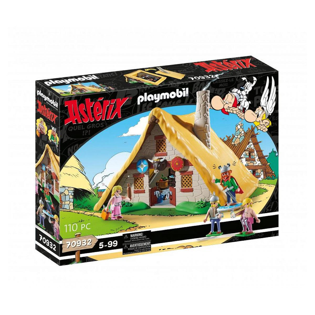 SPIELSET Asterix Die Hütte von Abraracourcix - Grün, Kunststoff (39/13/52cm) - Playmobil