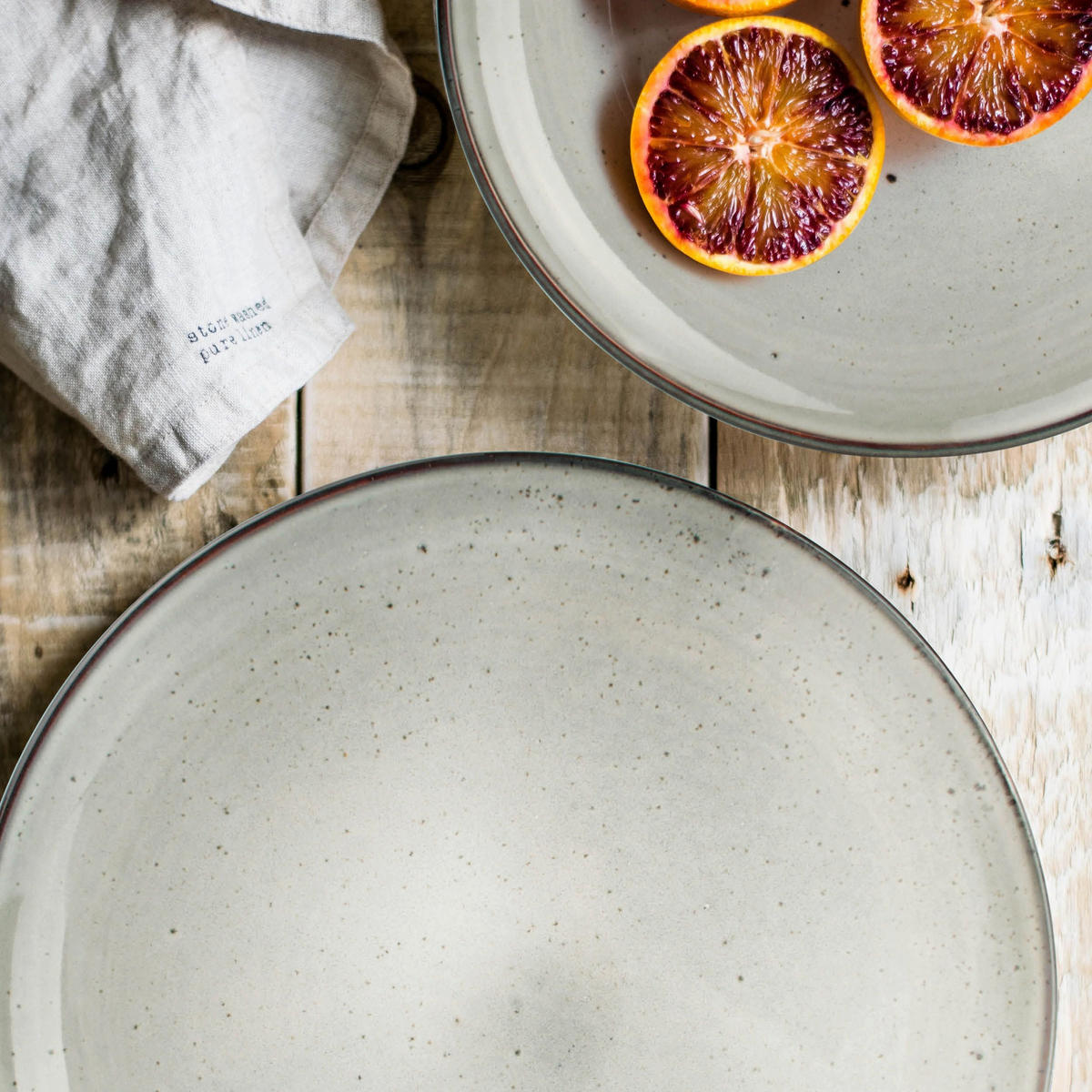 SPEISETELLER Freckles Grün ø 26 cm - 4 Stück - Grün, Keramik (1/2/3cm)