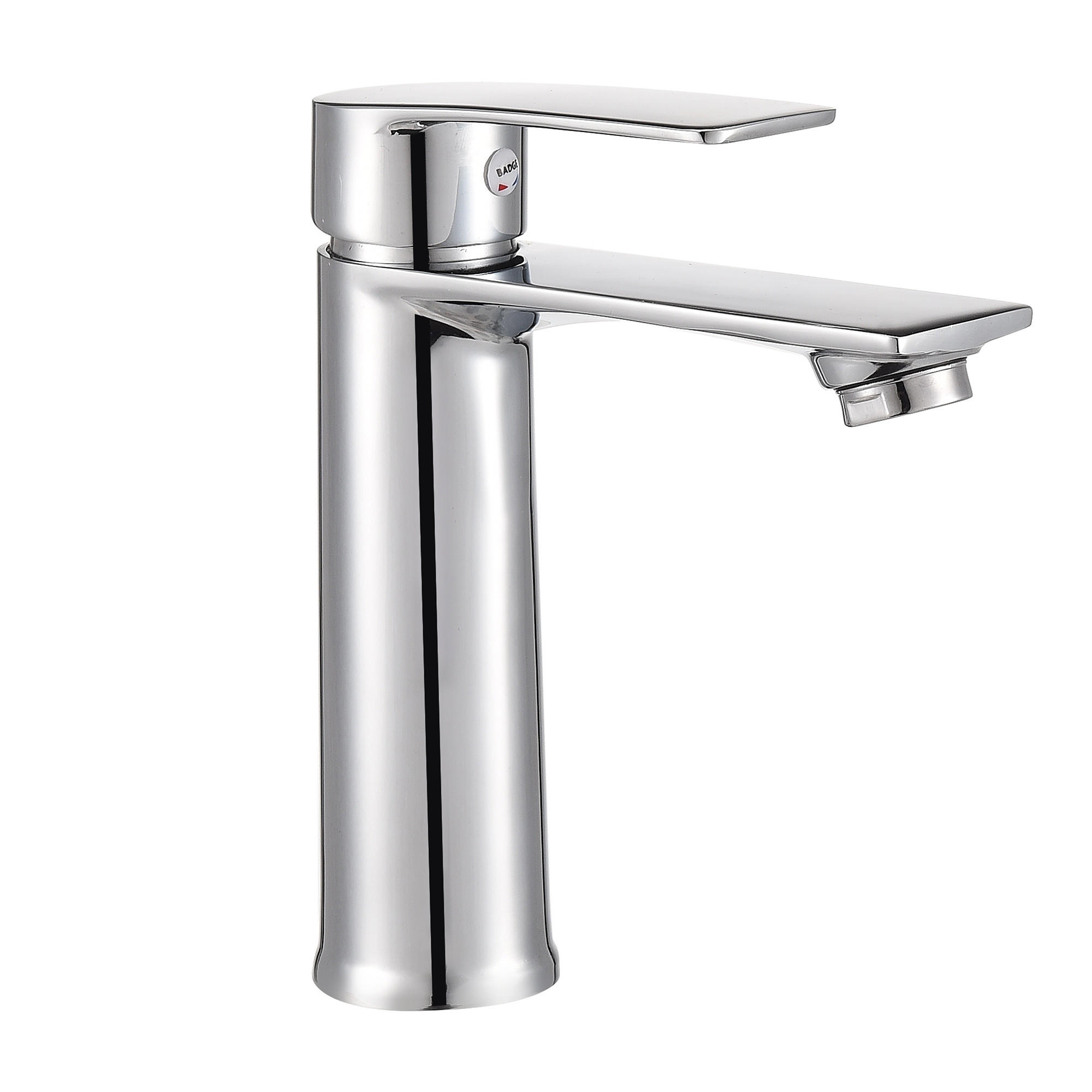 KÜCHENARMATUR Chrom in Spiegelglanzoptik, Einhebelmischer mit Keramikventilen, schäumender Wasserauslauf, rostbeständig, Einlochmontage - Chromfarben, Metall (4.5/17/14.5cm) - Joyfair