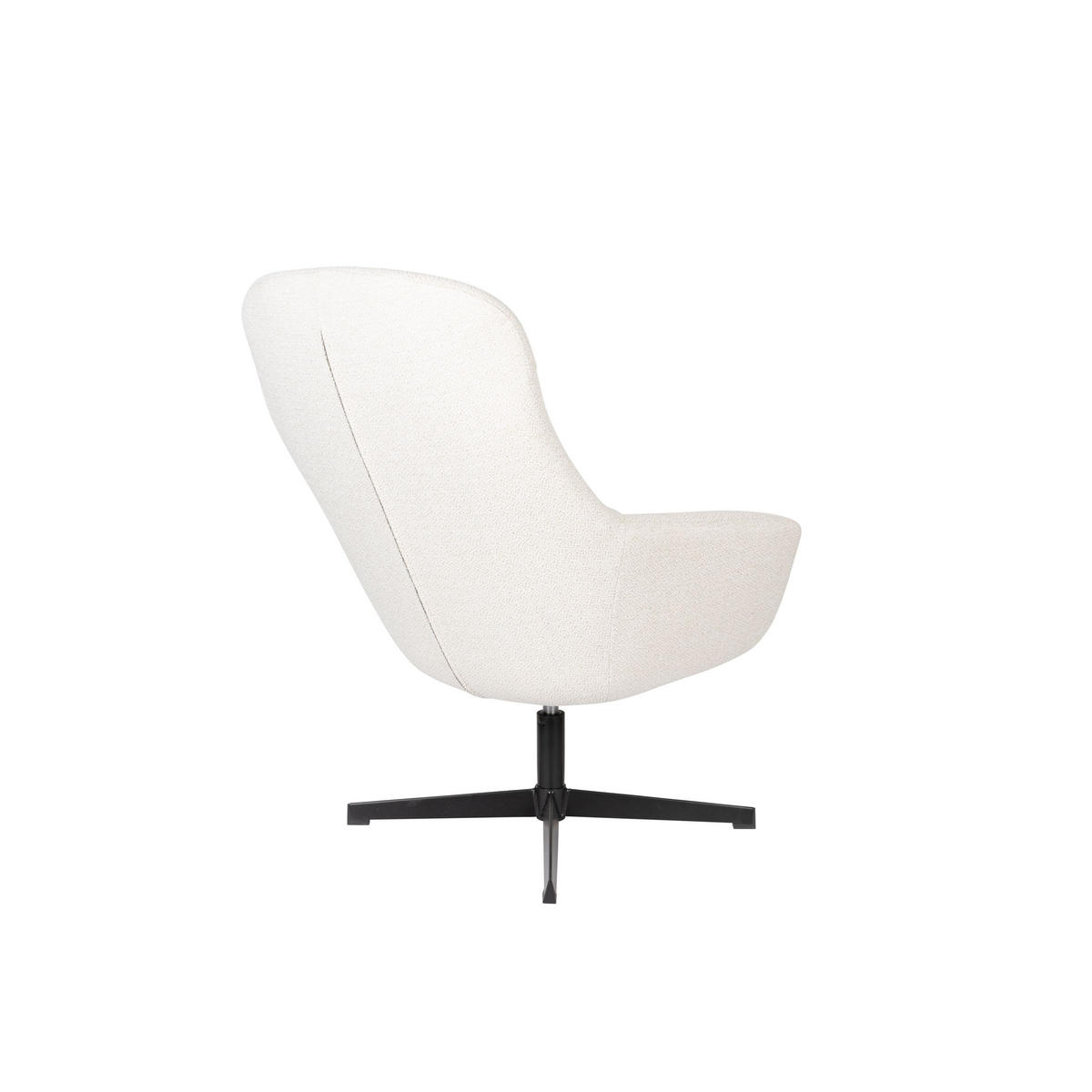 SESSEL Yuki Drehbar Off White - Weiß, Kunststoff (73/94.5/84.5cm) - Housecraft Living