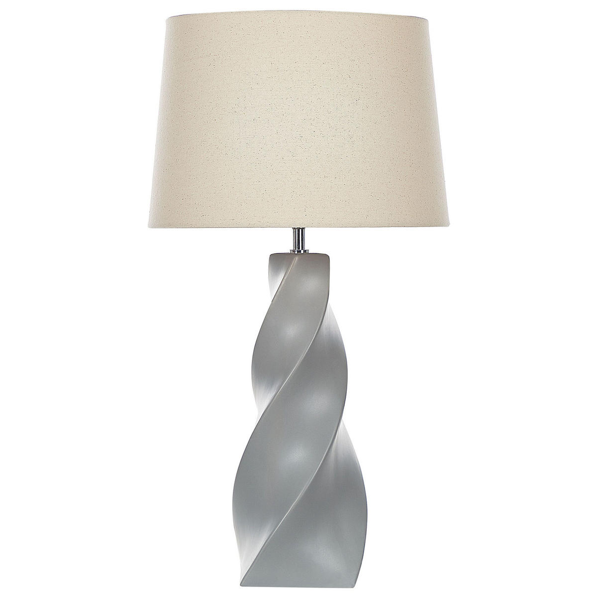 TISCHLAMPE Belaya 38/38/71 cm - Grau, Keramik (38/38/71cm) - Beliani