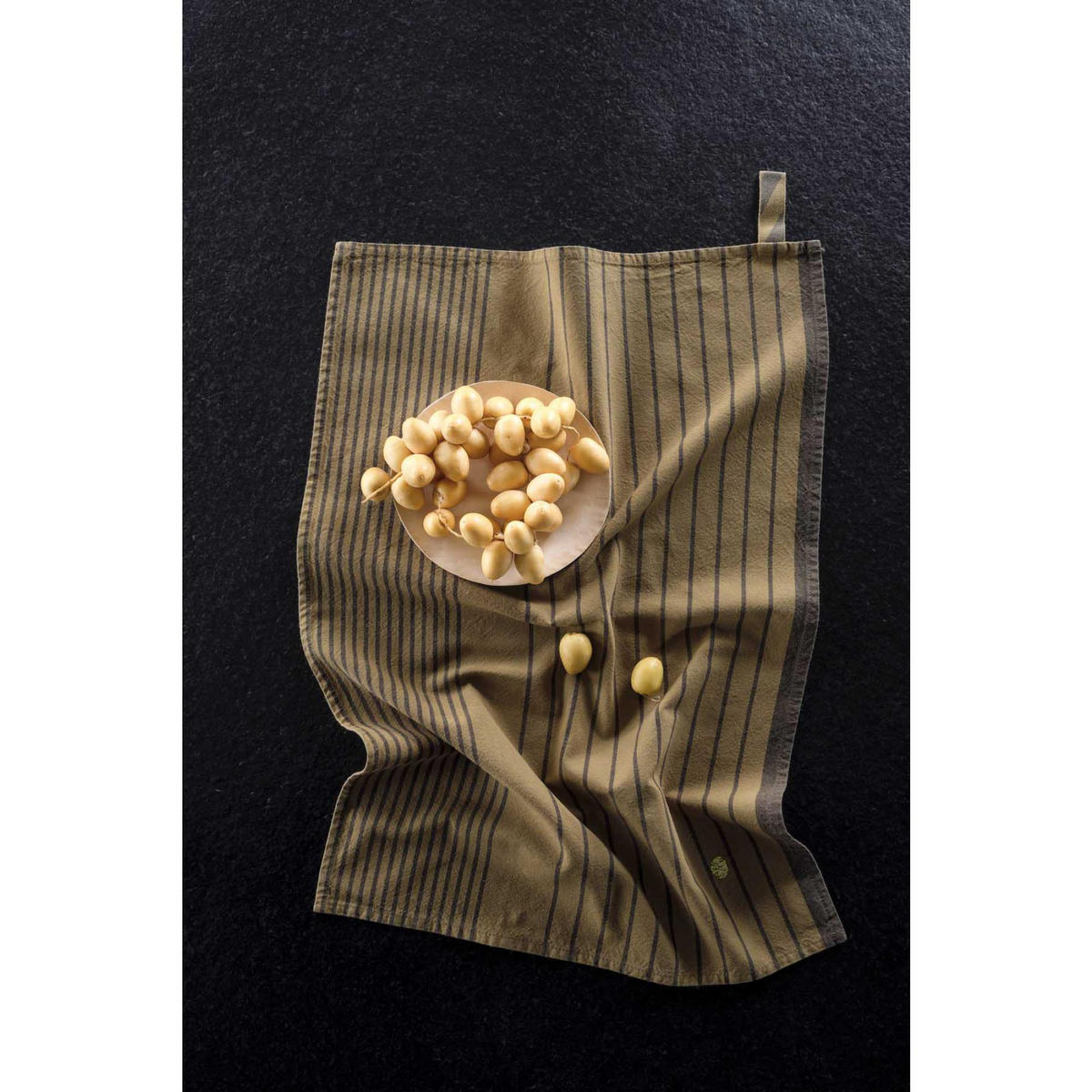 KÜCHENTUCH Piero camelfarben 50 x 70 cm - Hellbraun, Textil (50/70cm)