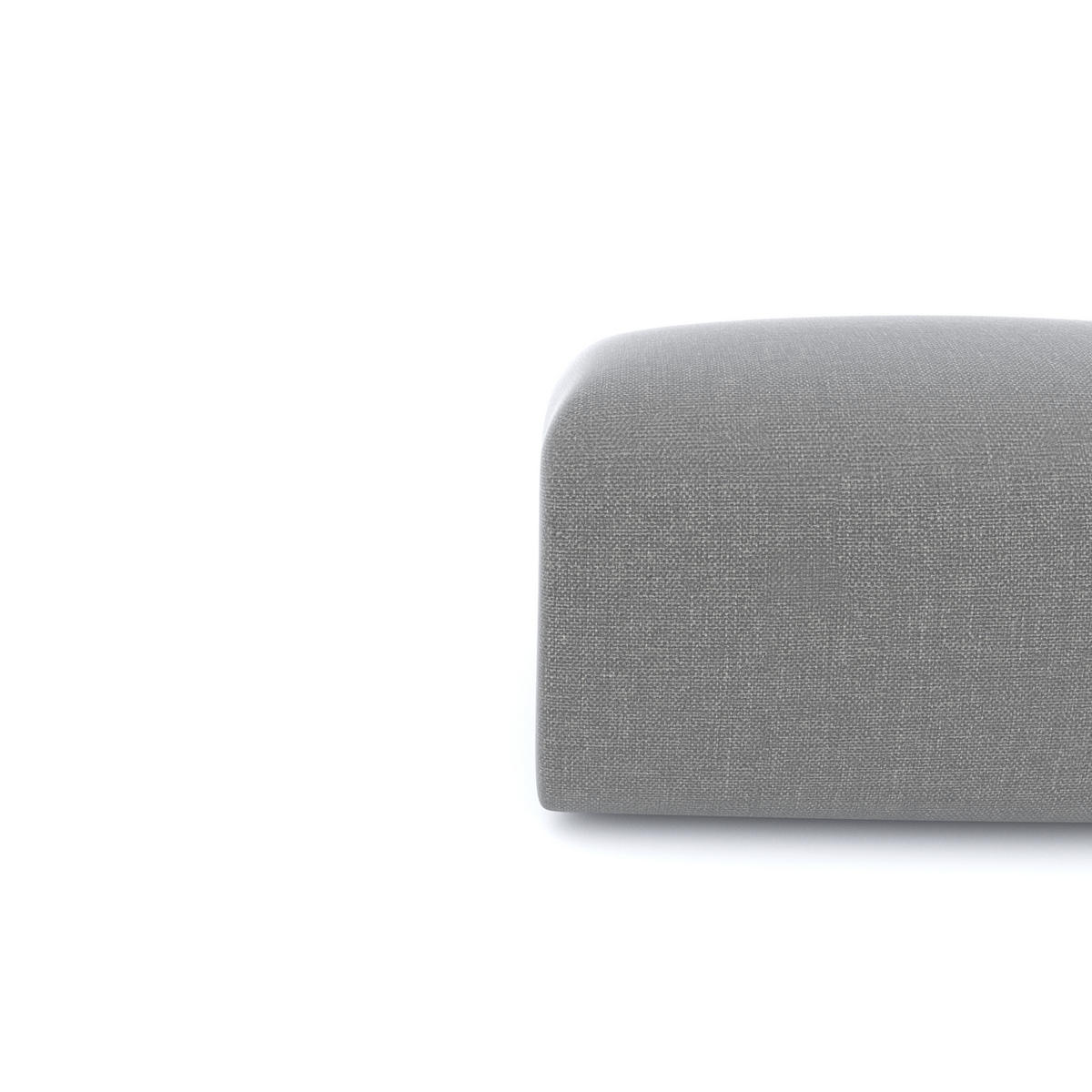 SITZKISSEN Rastergewebe Hellgrau 75cm - Hellgrau/Grau, Textil (75/45/75cm) - Sia Home