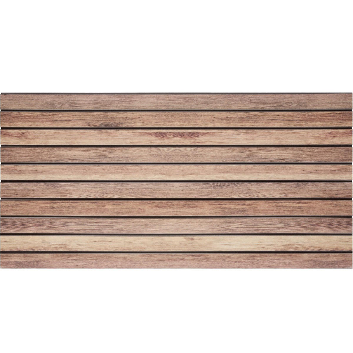 3D-WANDPANEELE , 100 x 50 x 2,5 cm, 2,5 m² Abdeckungsfläche, flexibel zuschneidbar, Naturholz dunkel - Naturfarben, Kunststoff (50/2/100cm) - tectake