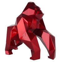 SKULPTUR Rot 49/44 cm - Rot, Stein (4.3/44/24cm) - KUNSTLOFT
