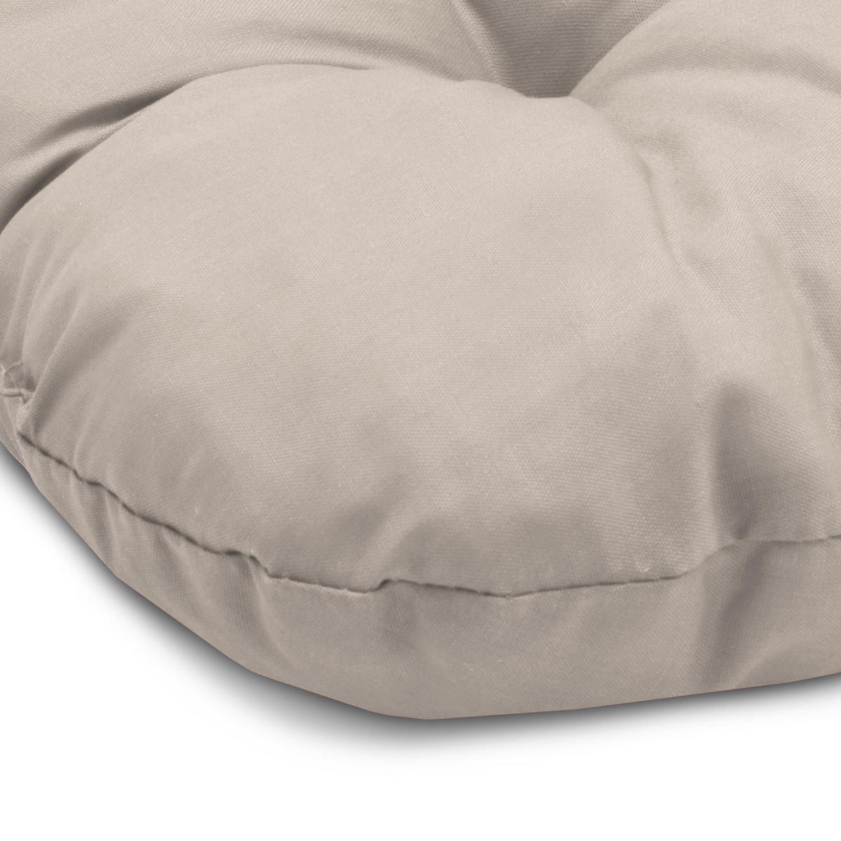 STUHLKISSEN Lisa 40/40/8 cm Taupe 4tlg - Taupe, Textil (40/40cm) - Beautissu 