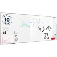 MAGNETISCHES Whiteboard - PREMIUM EXPO Alurahmen 240x100cm - Weiß, Metall (240/100/1.6cm) - ALLboards