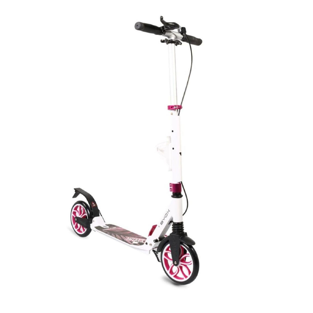 KINDERROLLER Fiore pink Stoßdämpfer Flaschenhalter Bremse bis 100 kg - Pink, Metall (95/41/81cm)