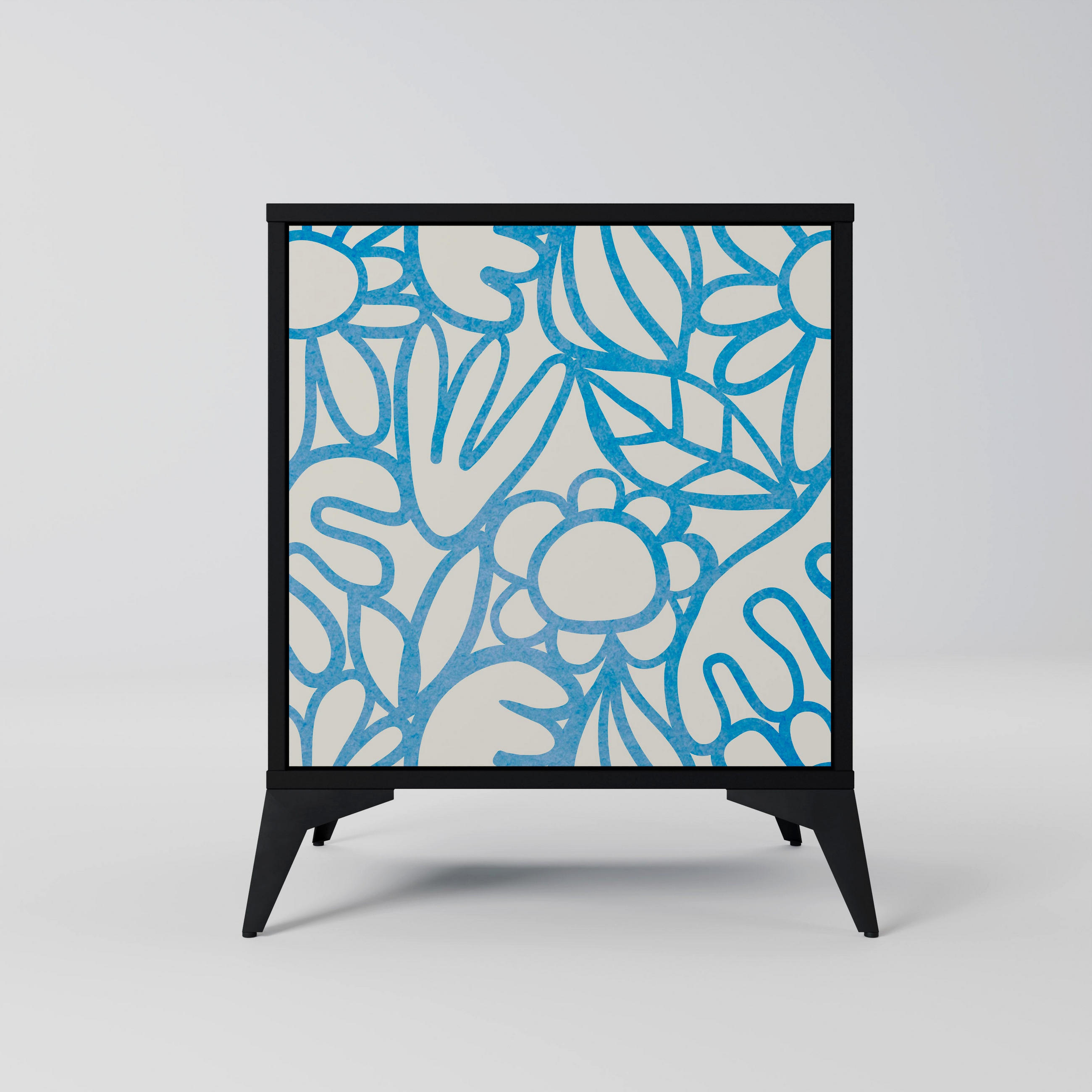 SpaceRebels Sideboard Schwarz 57.5x70.5x42 cm