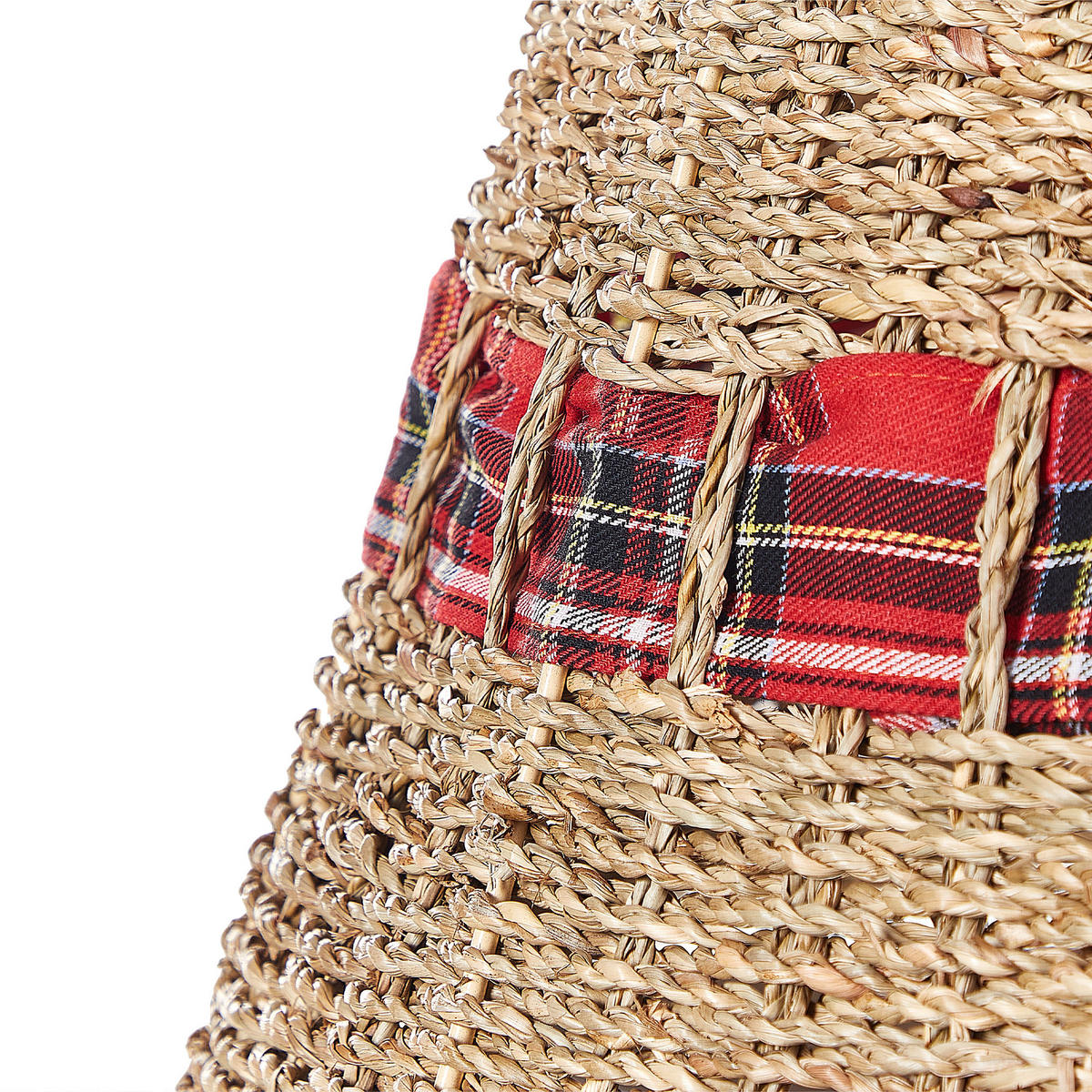 WEIHNACHTSBAUMKRAGEN 27 cm Naturfarben Marche - Naturfarben, Naturmaterialen (27cm) - Beliani