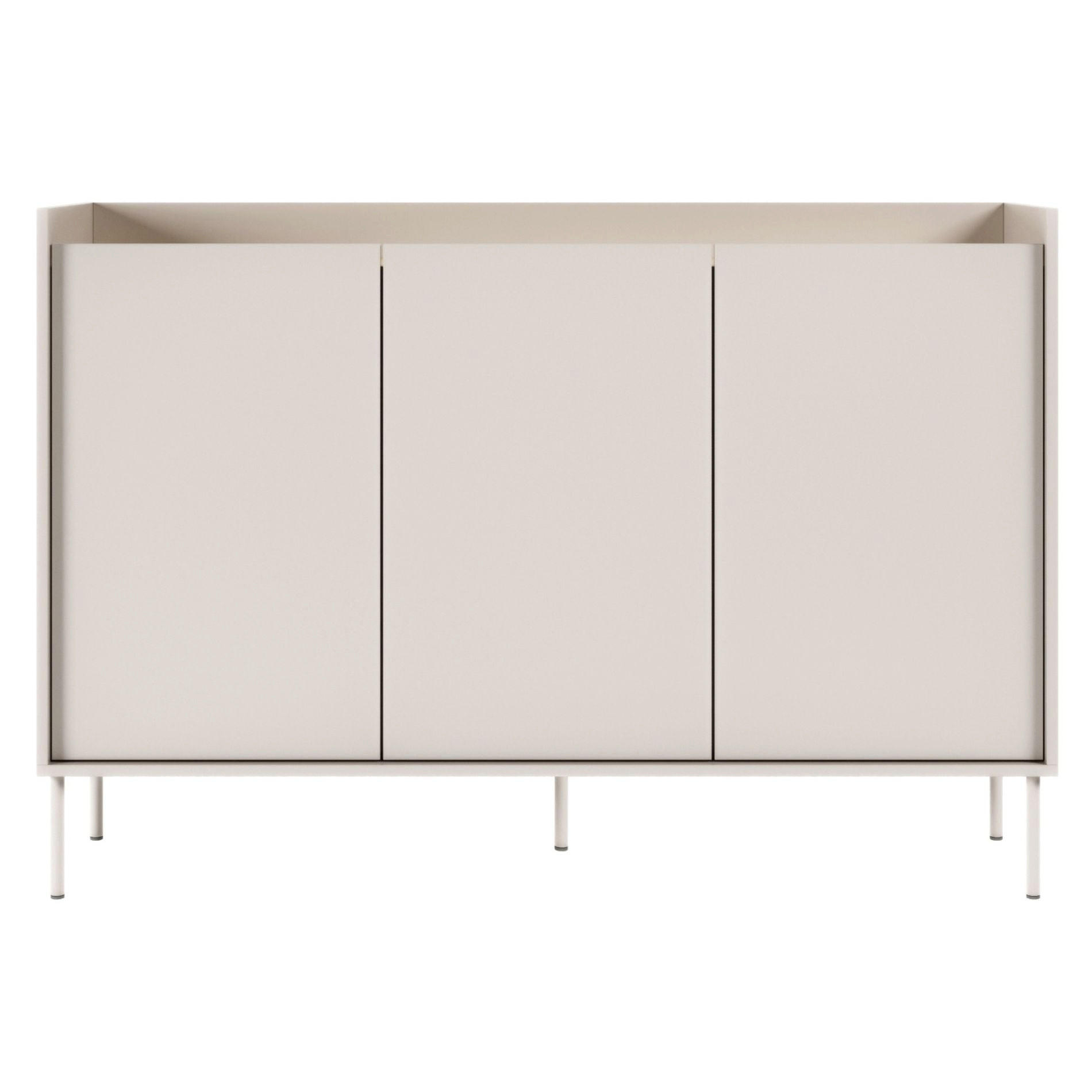 Selsey KOMODA Tovi Kašmírově šedá / Dekor dub 140 cm