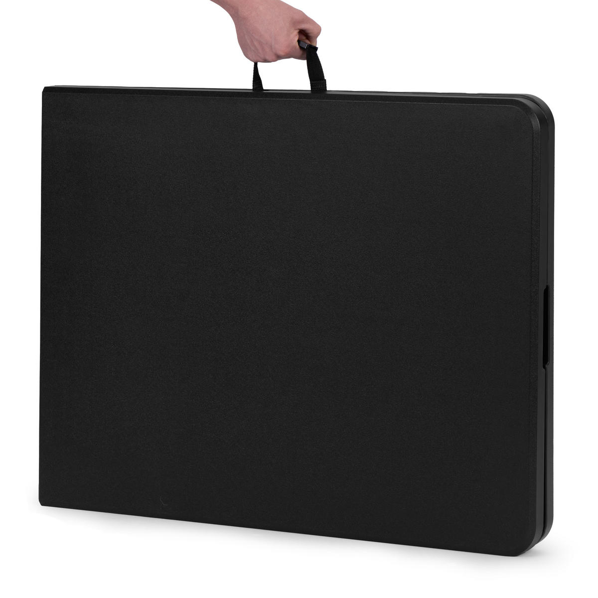 GARTENTISCH klappbar 180 x 75 cm - Schwarz, Kunststoff (180/75/74cm) - Mat-Haus