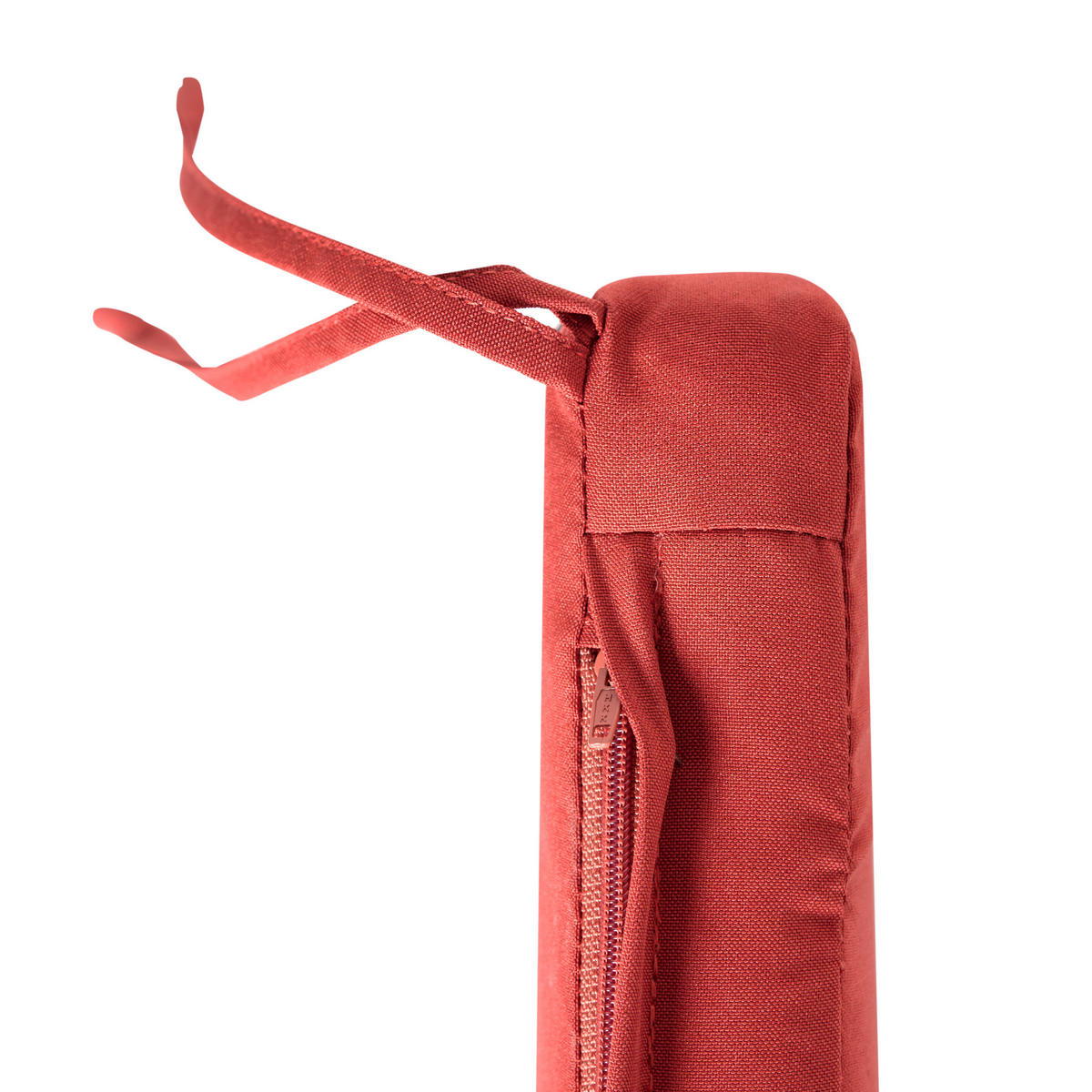 Gartenstuhlkissen Rot 46/46 cm Sassari Premium - Rot, Textil (46/5/46cm) - Beliani