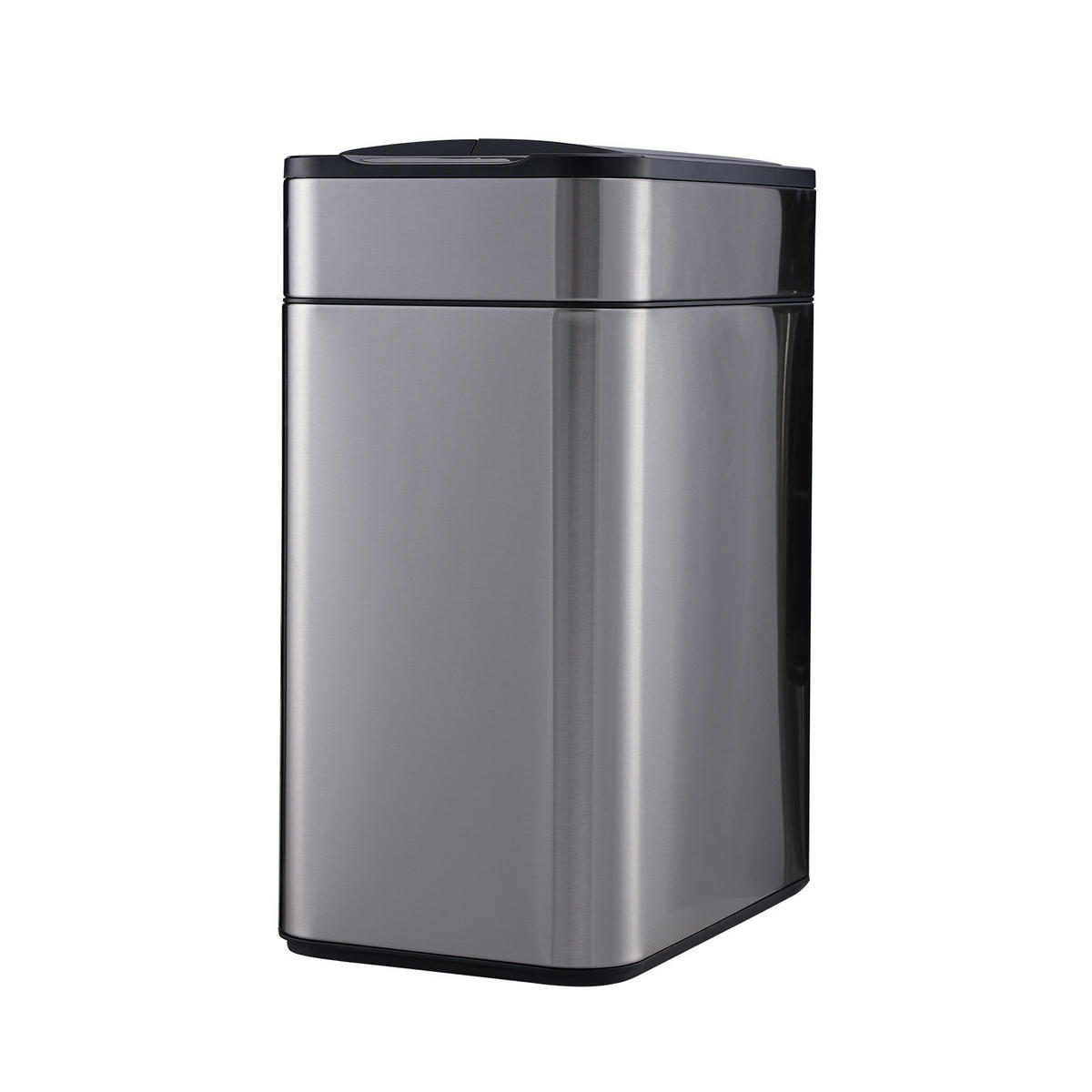 SENSORMÜLLEIMER SE50L Silber - Silberfarben, Metall (27/54.5/40cm) - SVITA