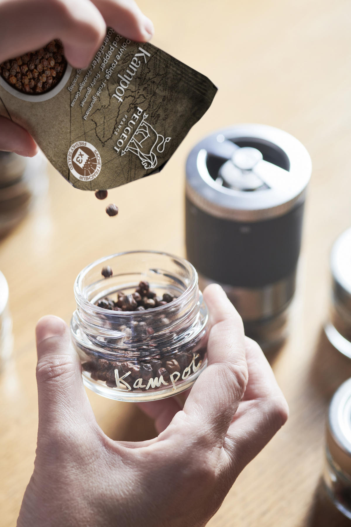 PFEFFERMÜHLE Maestro 11cm Buchenholz Stahlmahlwerk - Grau, Holz (6/11/6cm) - PEUGEOT