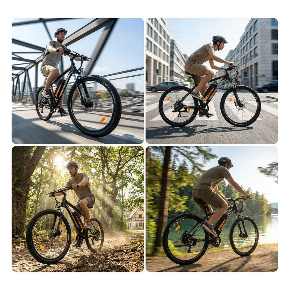 E-BIKE Touroll U2 Pro – Kraftvoller Motor. Inspirierende Fahrt. - Graphitfarben, Leder (78cm) - Touroll