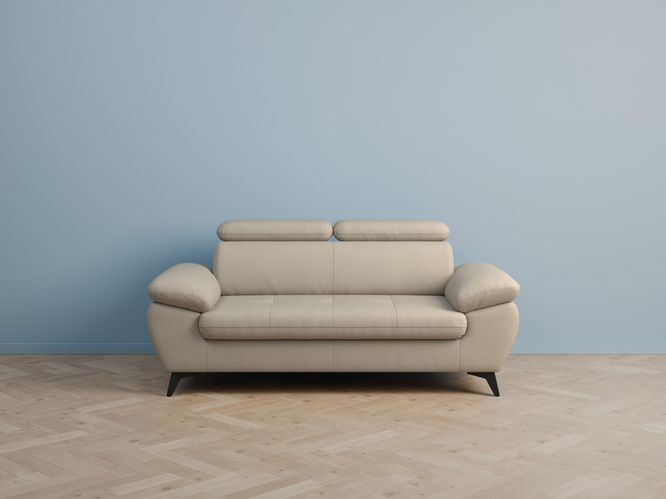 foamnova 2,5-Sitzer Natur 194x84x100 cm