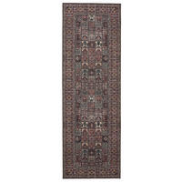 VINTAGE-LÄUFER George waschbar 80x240 cm - Rot/Multicolor, Kunststoff (80/240cm) - benuta