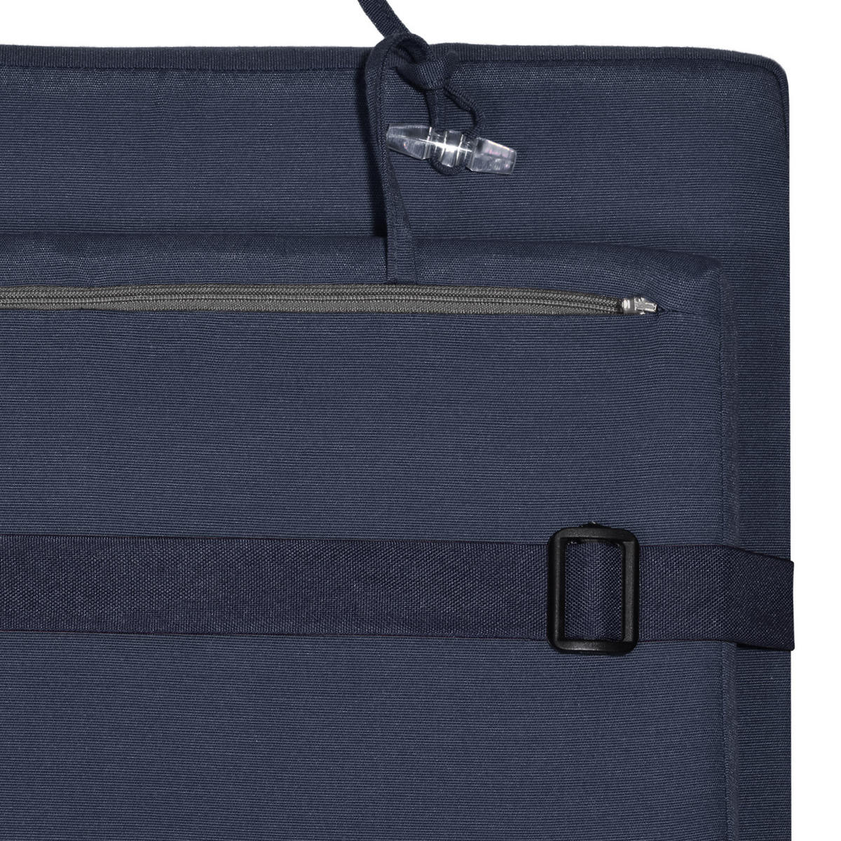 DECKCHAIRAUFLAGE Loftlux DC 175/45/5 cm Dunkelblau - Dunkelblau, Textil (45/5/175cm) - Beautissu 