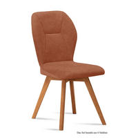 ESSZIMMERSTUHL (6er-Set) Donia 51x92x60 Eiche geölt/Cognac - Cognac/Eichefarben, Kunststoff (60/92/51cm) - 58aufmkessel