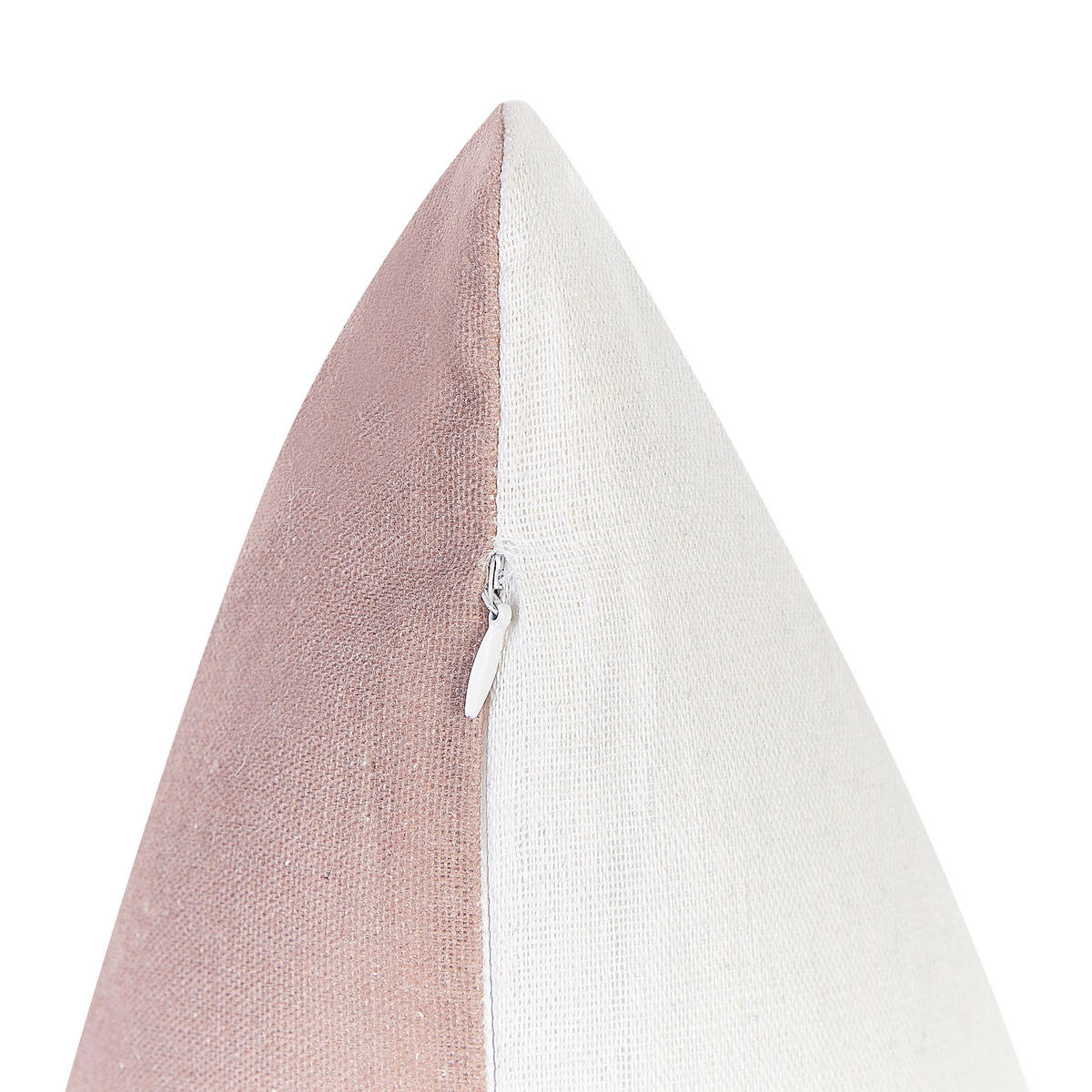 DEKOKISSEN 2er-Set Rosa 45/45 cm Candelabra - Pink, Textil (45/45cm) - Beliani