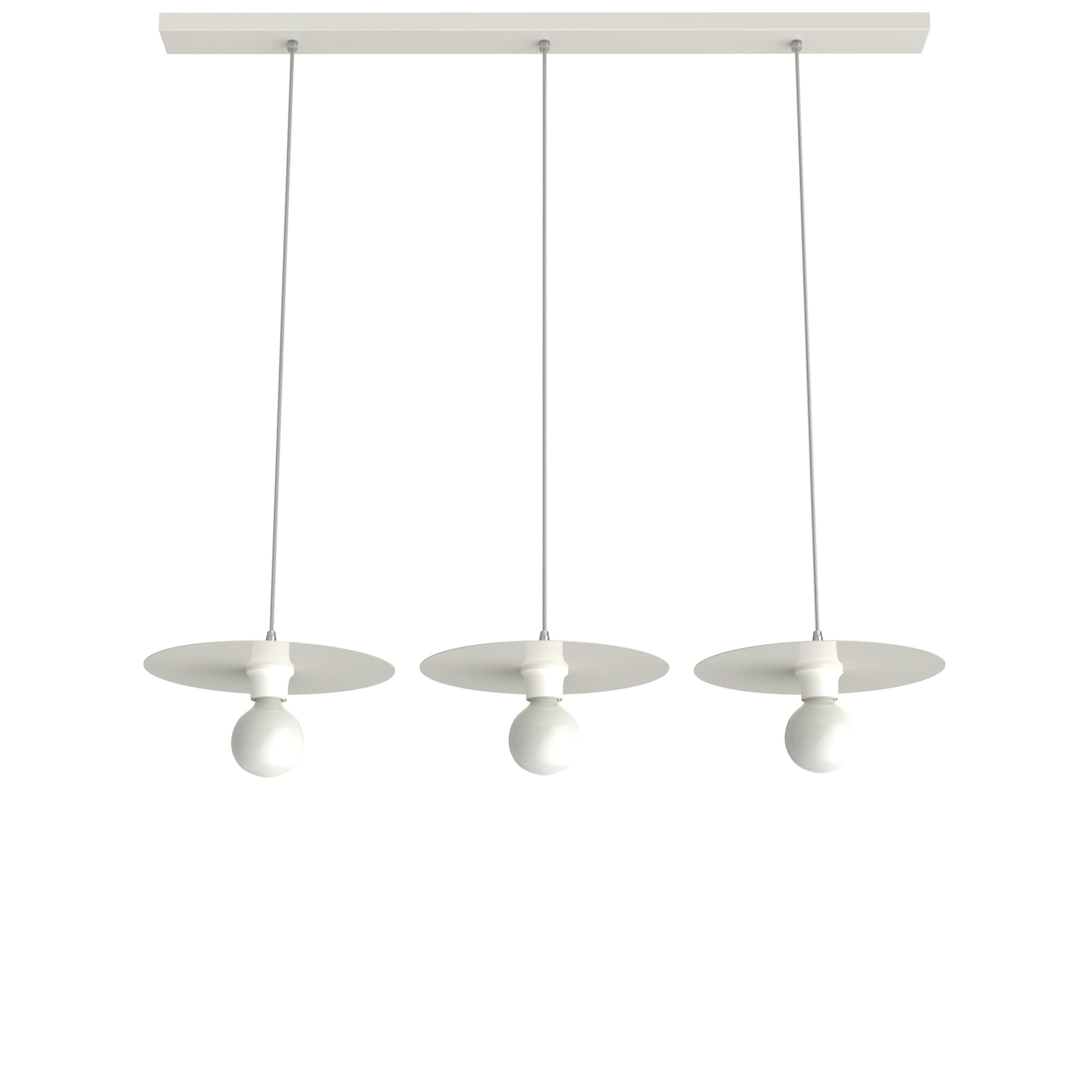 HÄNGELEUCHTE - Weiß Hochglanz, Metall (30/30/7cm) - Lumicom