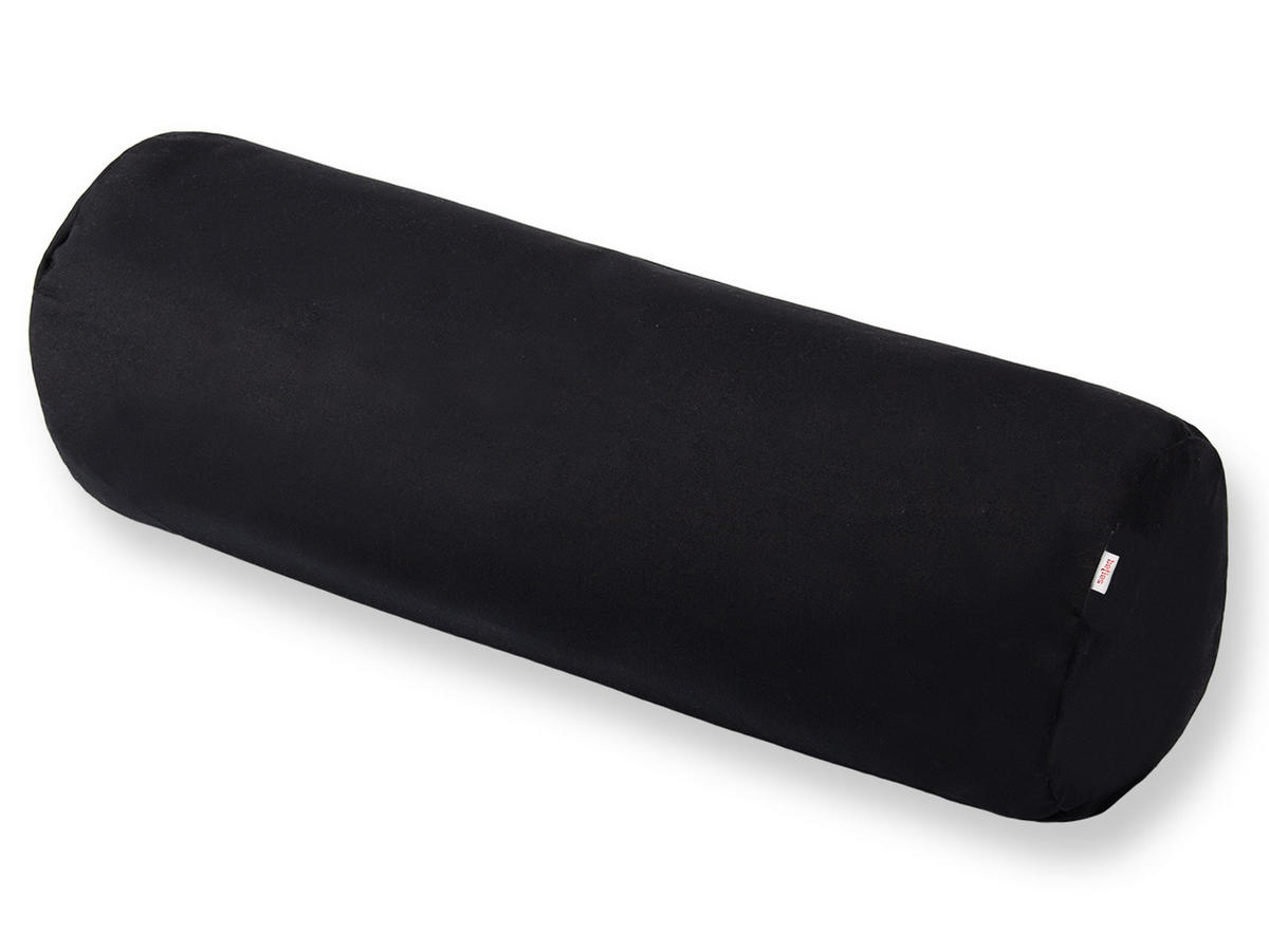 XL-ROLLENBEZUG Basic 100% Baumwolle schwarz 70/25 cm - Schwarz, Textil (25/70cm) - beties Heimtextil