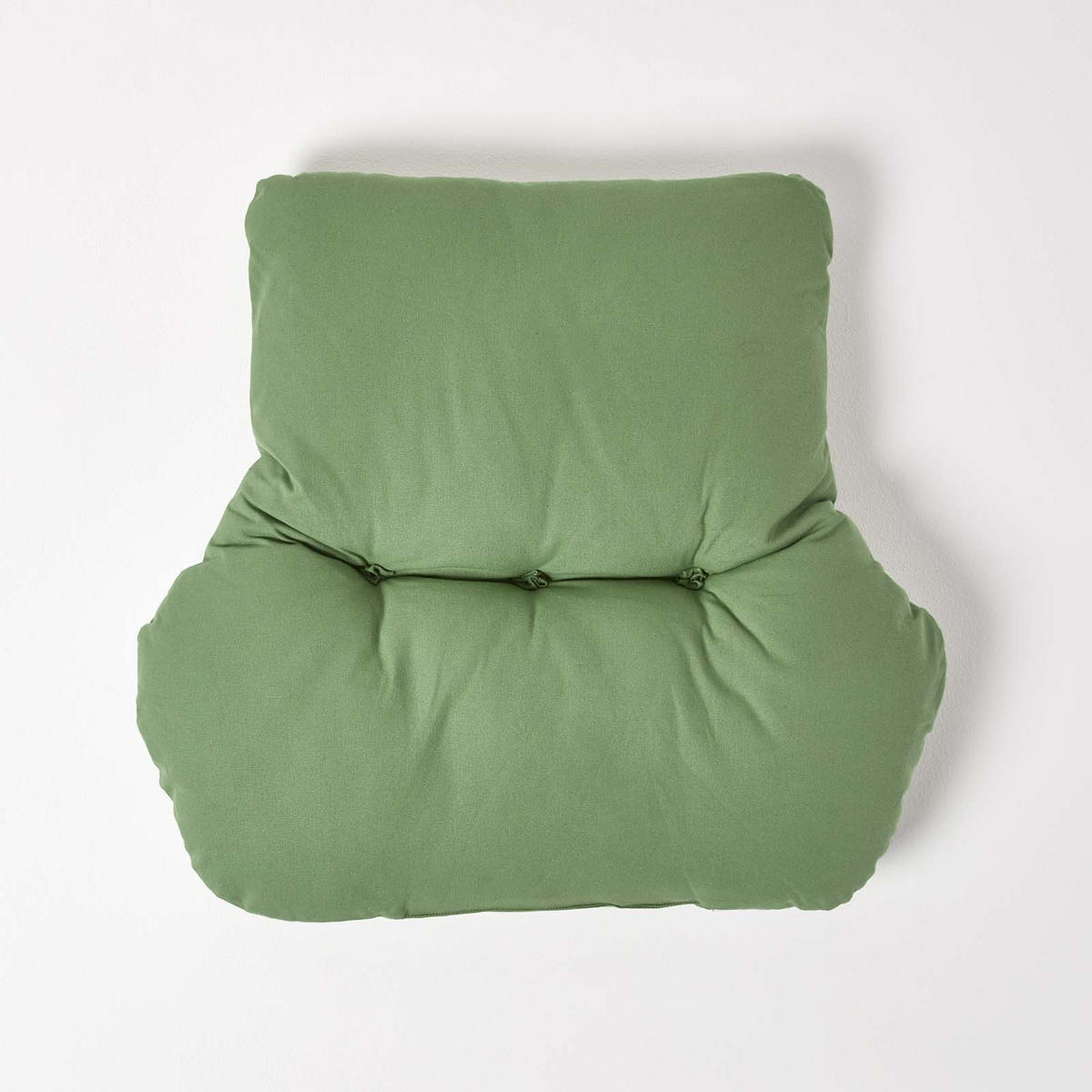 RÜCKENKISSEN grün 68/58 cm – Stützkissen für Sessel, Baumwolle - Grün, Textil (68/15cm) - Homescapes