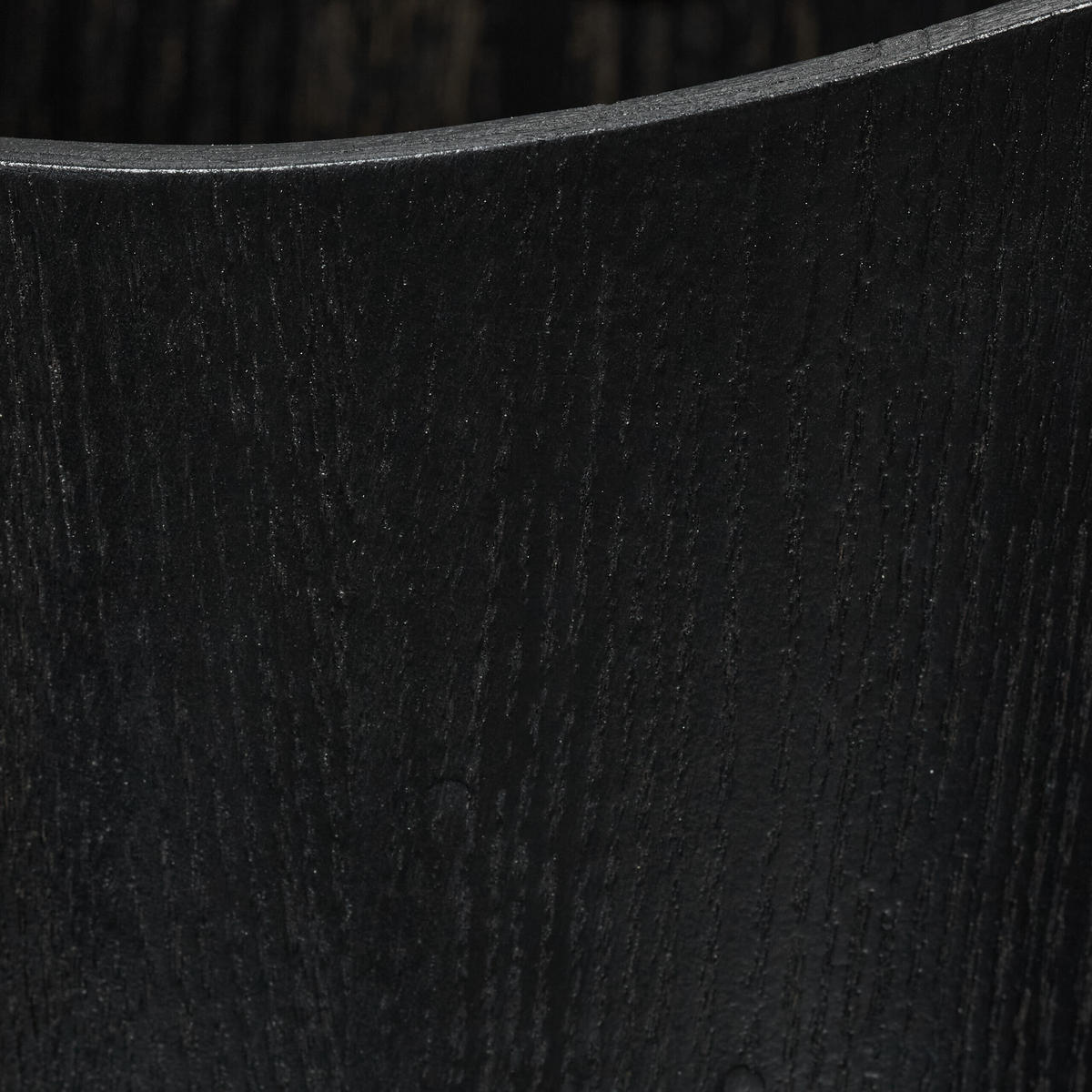 KÔŠ na papierový odpad - čierna, drevo (23/30/23cm) - Relaxdays