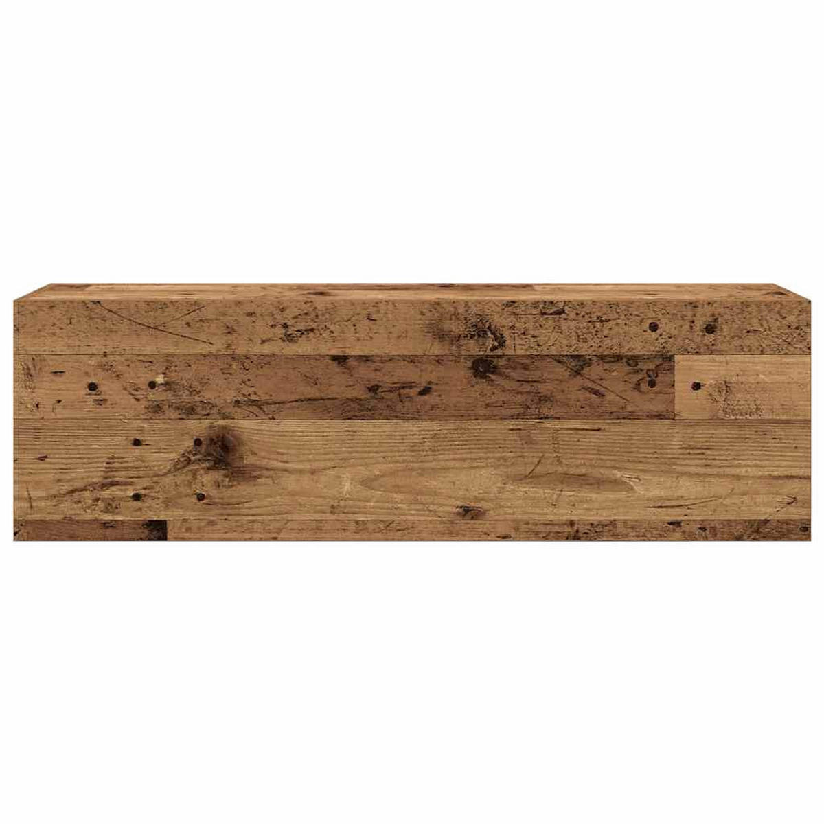 BAD-WANDSCHRANK Altholz-Optik 100/25/30 Cm Holzwerkstoff - Dunkelbraun, Holzwerkstoff (25/30/100cm) - vidaXL