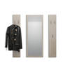 GARDEROBE Spot Sandgrau Hochglanz - Sandfarben, Holzwerkstoff (120/140/2cm) - Vladon