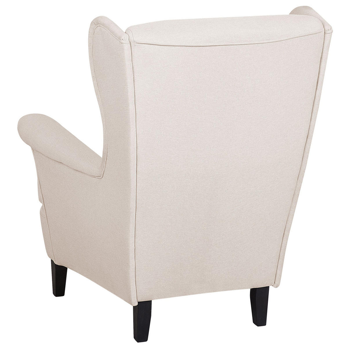 SESSEL Polsterbezug Beige Abson - Beige, Holz/Textil (74/102/63cm) - Beliani